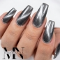 Preview: Nageldesign Ideen mit Cat Eye Antracite